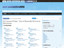 Tablet Screenshot of getassuredlinks.com